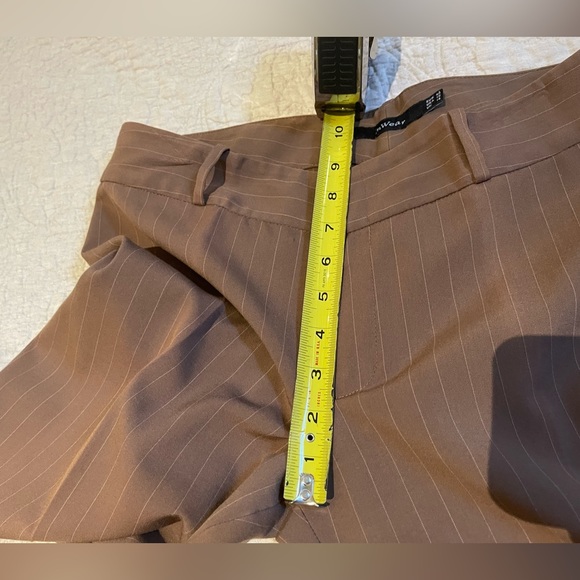 InWear Pants Cafe Latte Brown with Pinstripes, Size EU 40 - Picture 7 of 14